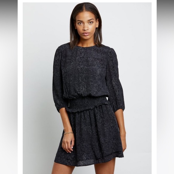 Rails Jasmine snakeskin black dress - Picture 2 of 6